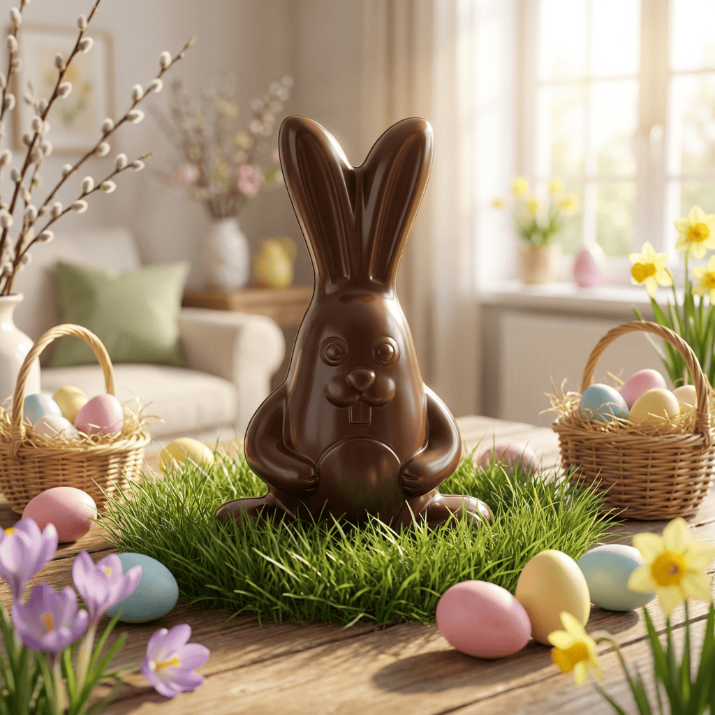 Cool dark chocolate bunny 170g 5407008475031 The Belgian Chocolate Makers