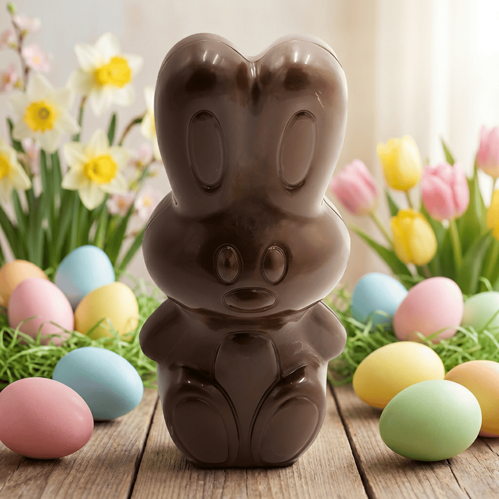 Dark chocolate Easter bunny 45g 5407008472023 The Belgian Chocolate Makers