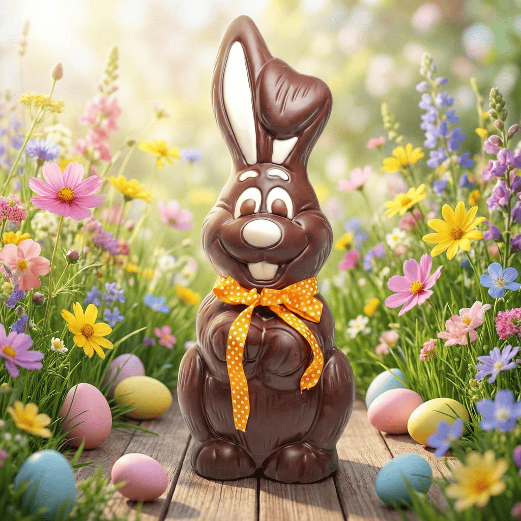 Dark chocolate giant Easter bunny 3kgs 5407008477301 The Belgian Chocolate Makers