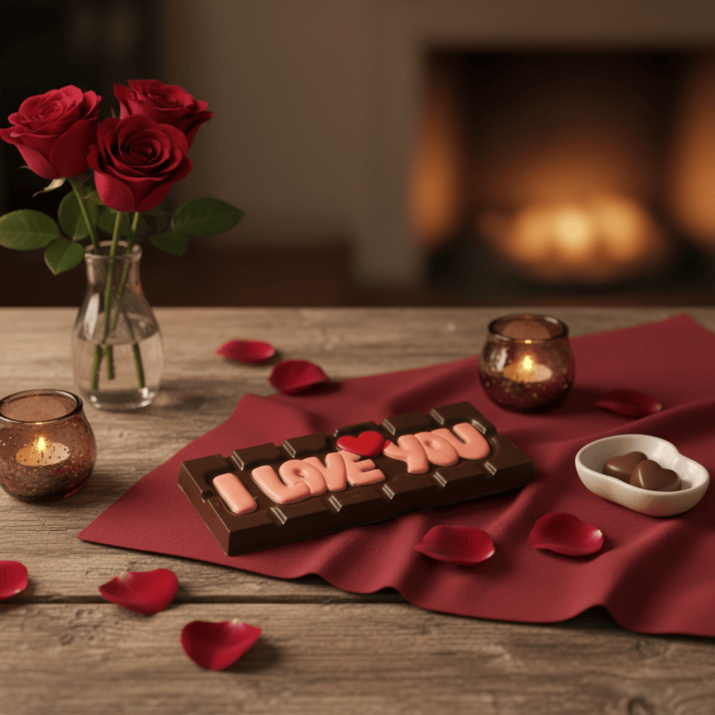 Dark chocolate messaging bar 45g