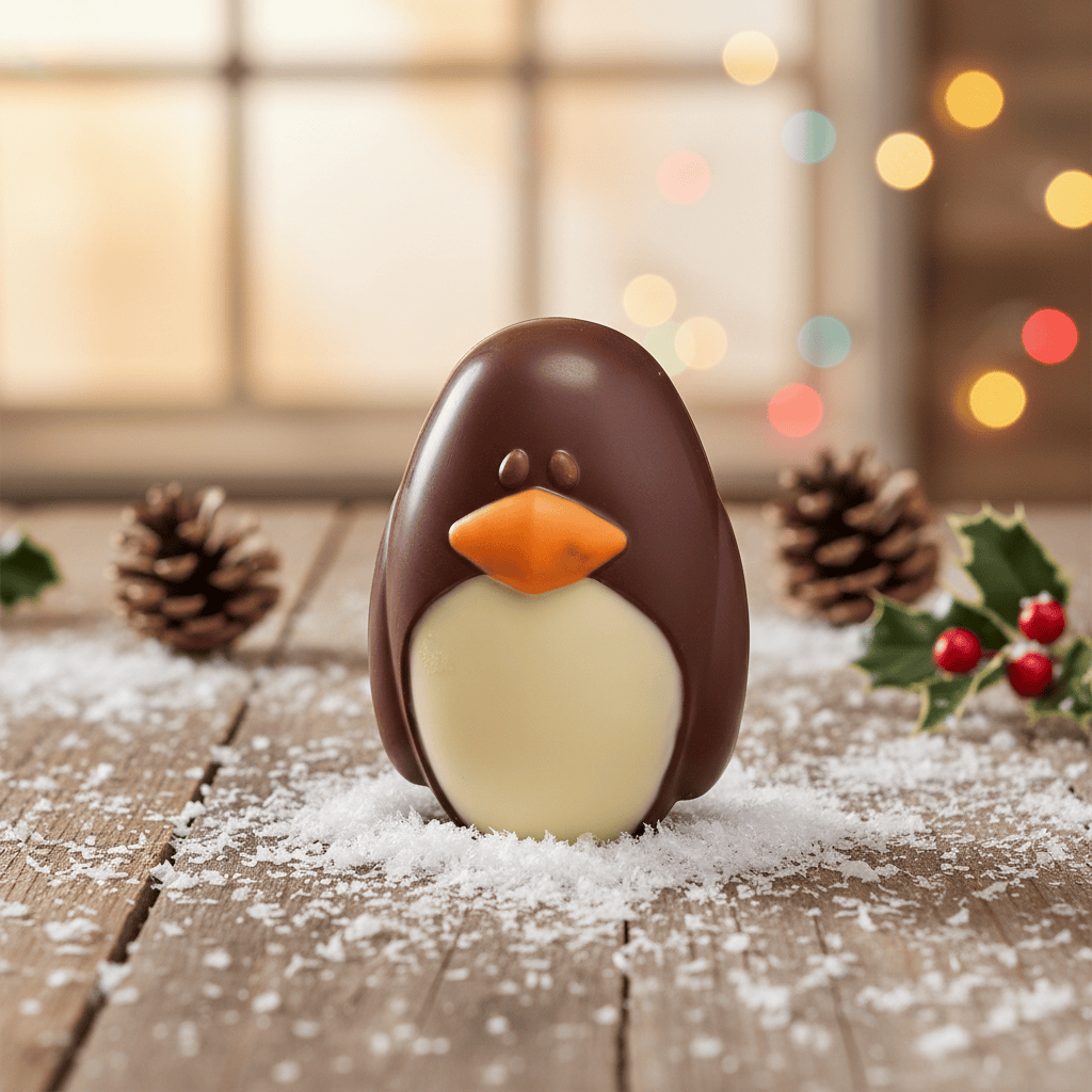 Dark chocolate penguin 370g - The Belgian Chocolate Makers