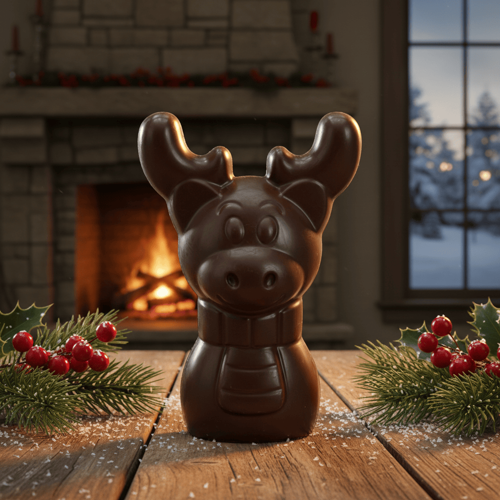 Dark chocolate reindeer 150g 5407008471231 The Belgian Chocolate Makers