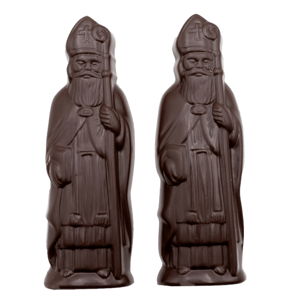 Dark chocolate Saint Nicholas caraques 2x35g 5407008471101 The Belgian Chocolate Makers