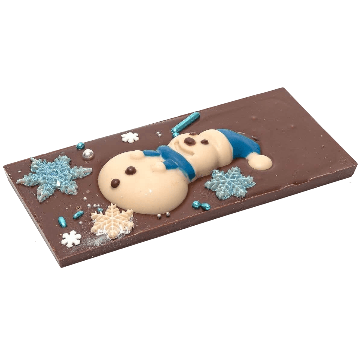 Dark chocolate winter bar 120g 5407008477103 The Belgian Chocolate Makers