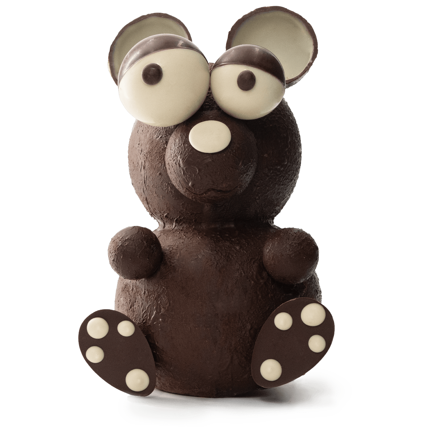Dark chocolate winter bear 520g 5407008474942 The Belgian Chocolate Makers