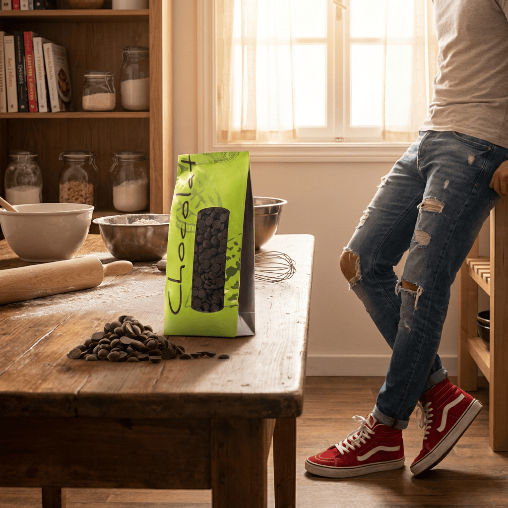 Dark drinking chocolate 200g 5407008473716 The Belgian Chocolate Makers