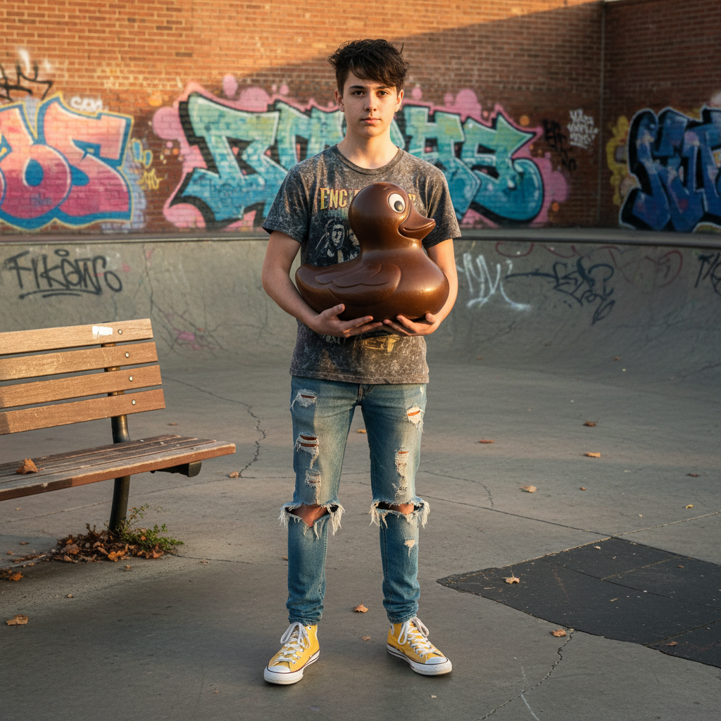 Pato XL (chocolate con leche) 420 Grs