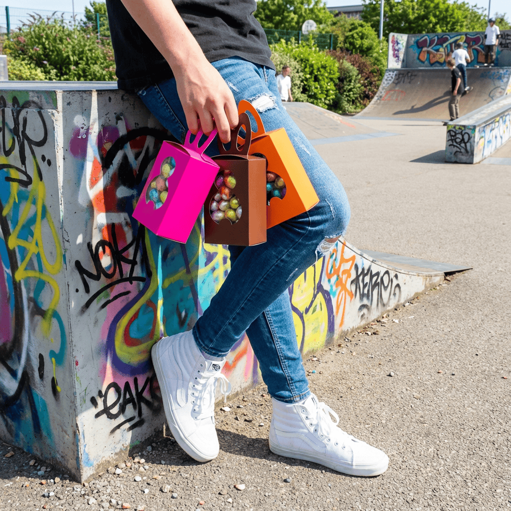 Easter chocolate eggs (20) with chocolate bunny 5407008478117 The Belgian Chocolate Makers