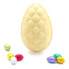 Elegant Easter egg with 5 eggs (white) 320 Grs 5407008471712 The Belgian Chocolate Makers