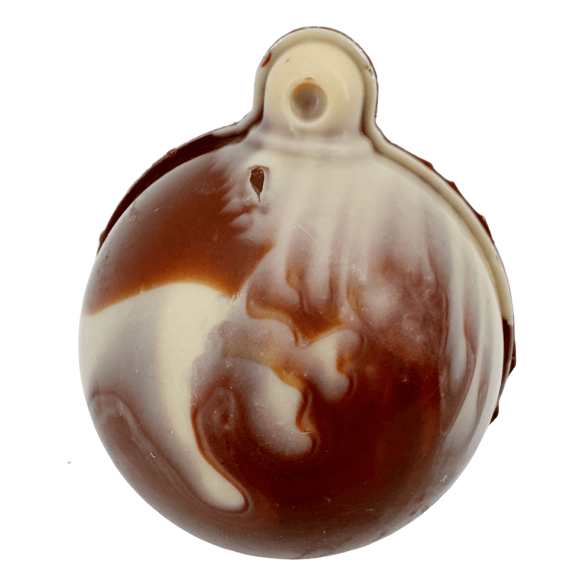 Weihnachtsschale aus weißer, Vollmilch- und Zartbitterschokolade 60g