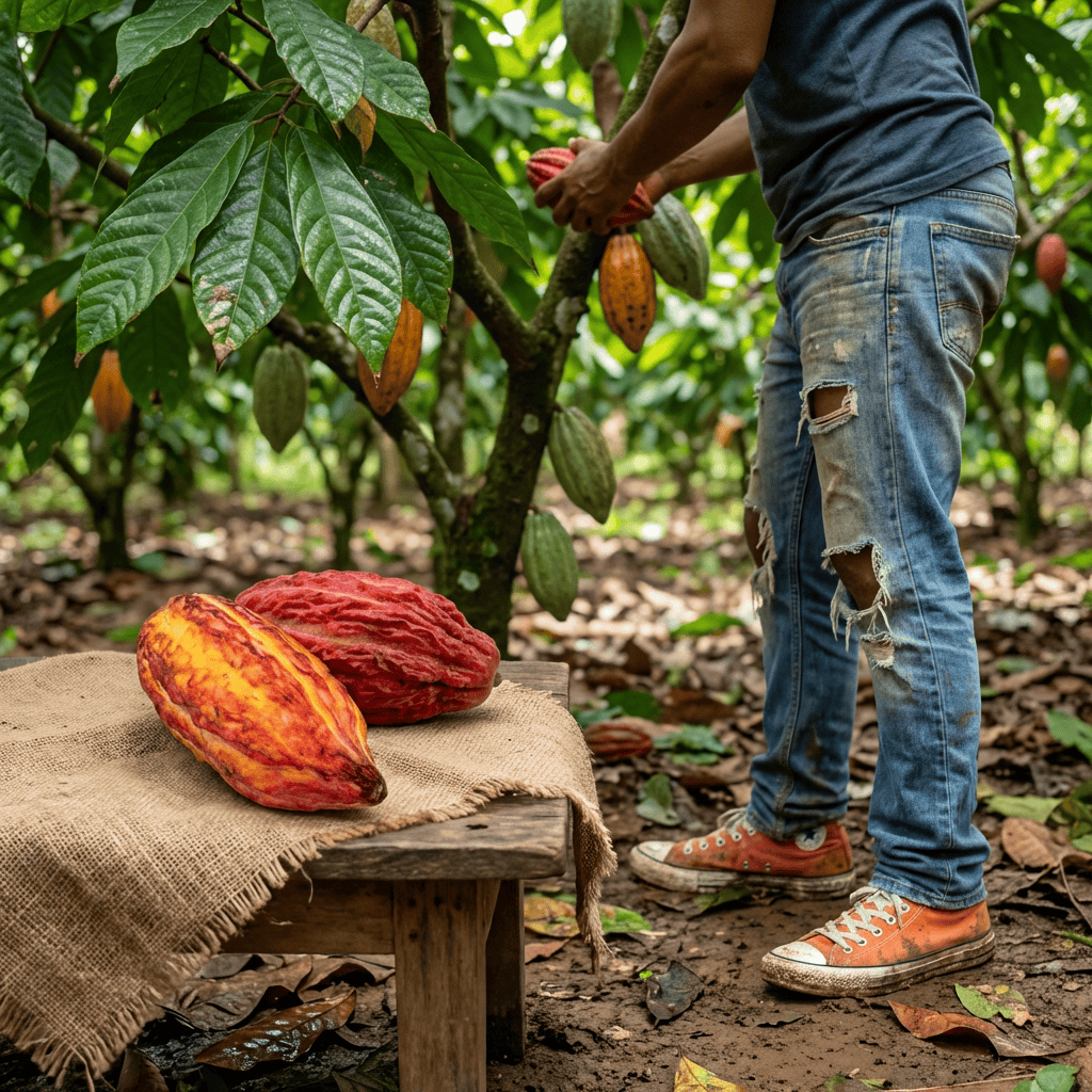 Fresh cacao pod 5407008479121 The Belgian Chocolate Makers