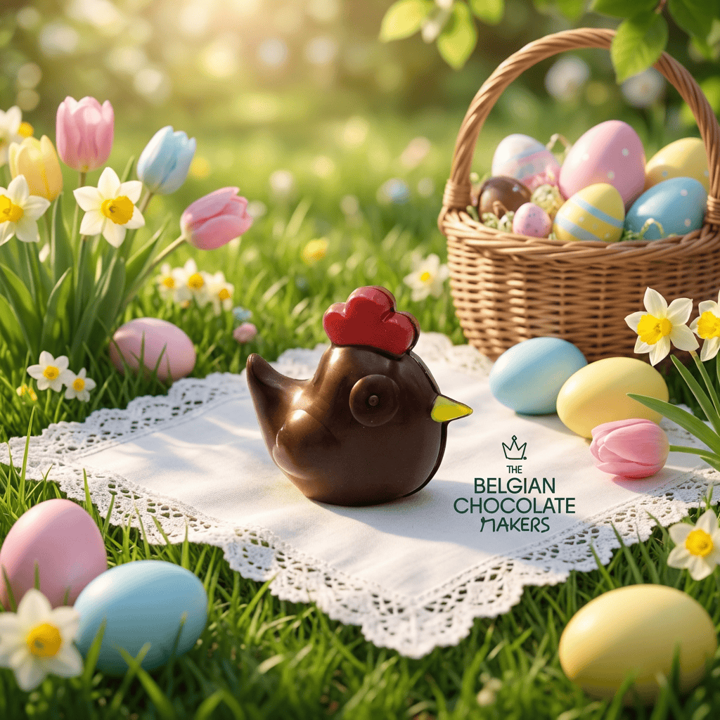 Little dark chocolate hen 50g 5407008472160. The Belgian Chocolate Makers