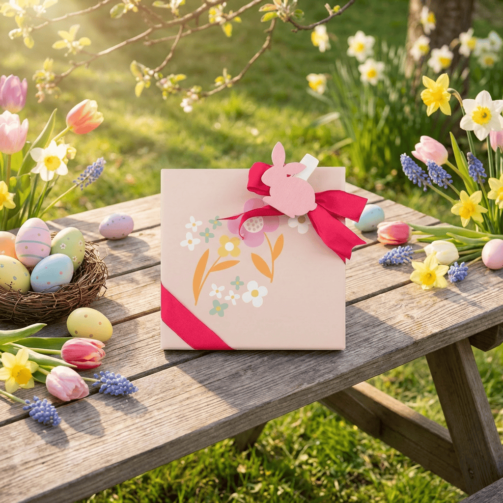 Looping box of 9 Easter pralines 135g 5407008478810 The Belgian Chocolate Makers