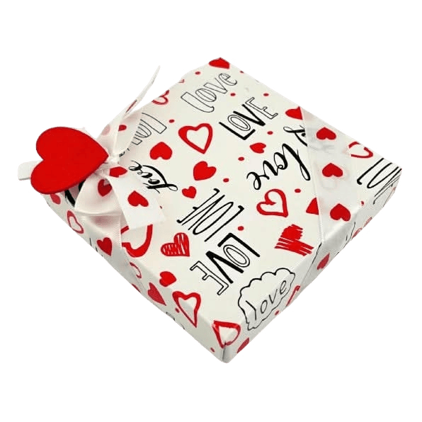 Love box of 4 Belgian pralines 50g 5407008478735 The Belgian Chocolate Makers