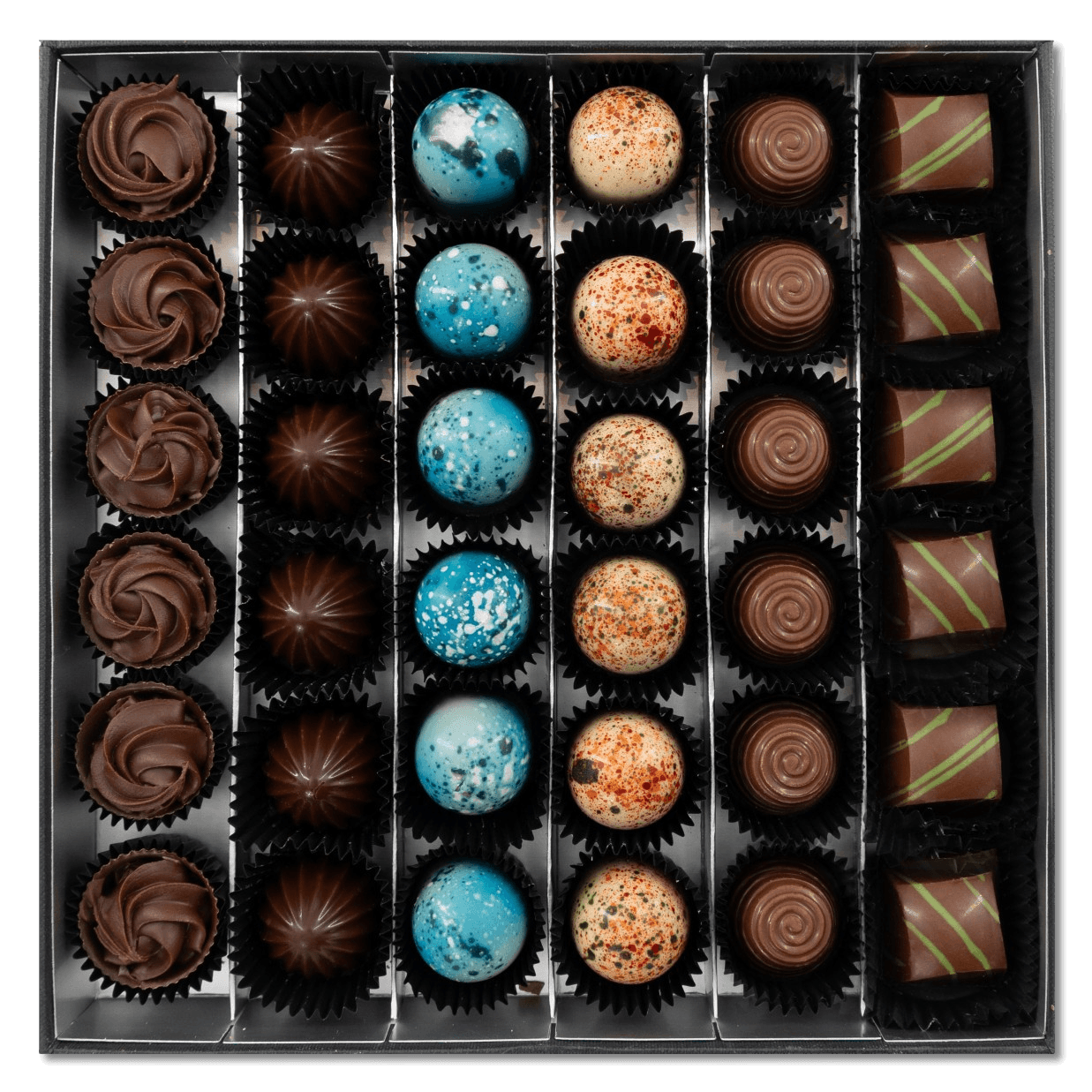 Luxury Belgian chocolate box with 36 pralines 540g 5407008474508 The Belgian Chocolate Makers