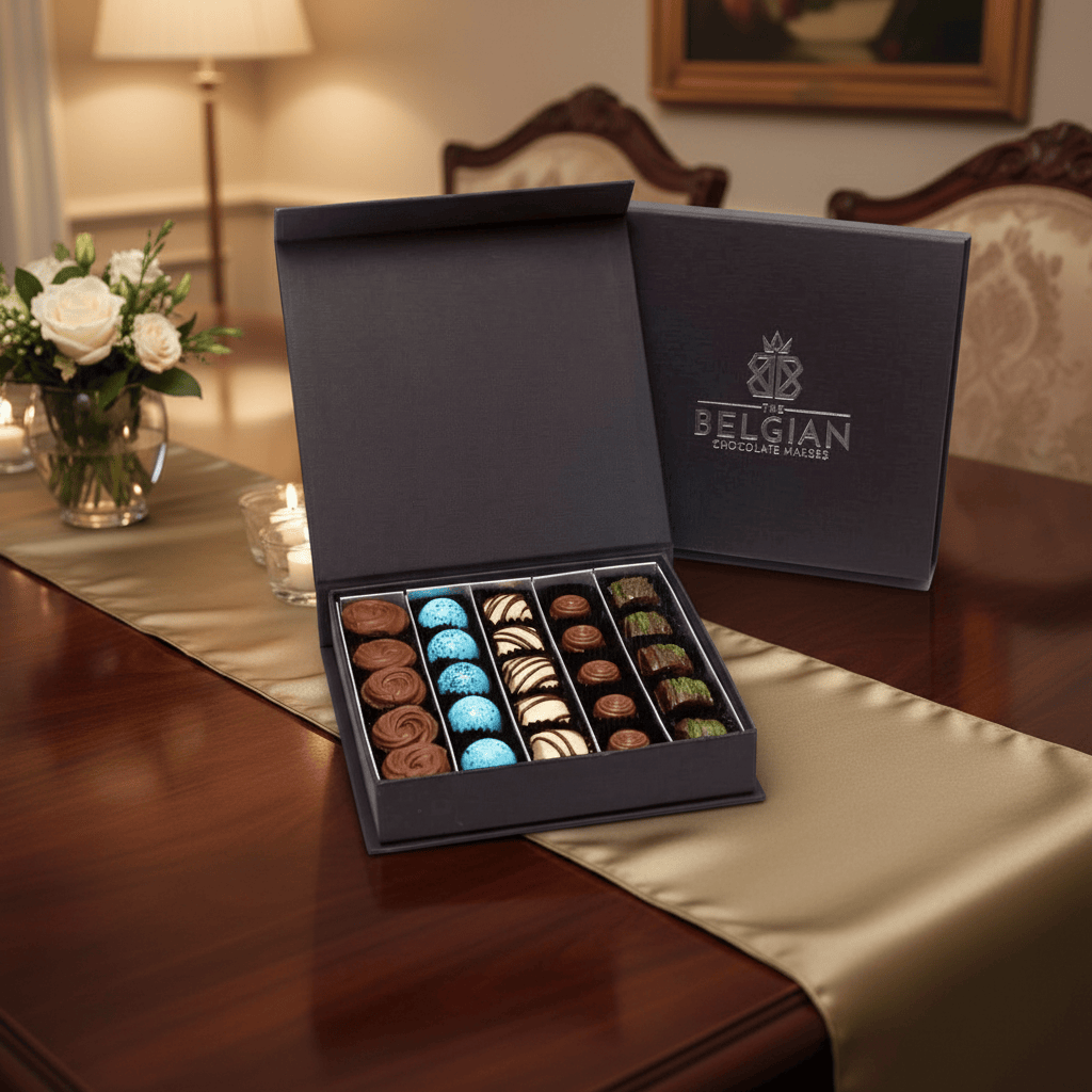 Luxury box of 25 chocolate pralines 5407008474621 The Belgian Chocolate Makers