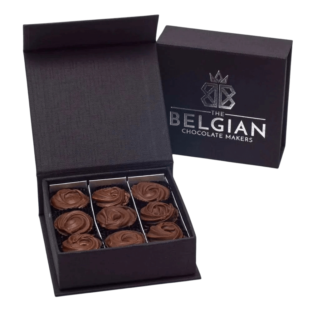 Luxury box of 9 gianduja pralines 5407008470791 The Belgian Chocolate Makers