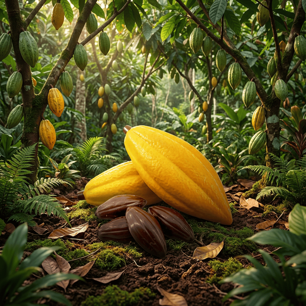 Milk chocolate cacao pod with pralines 100g 5407008478933 The Belgian Chocolate Makers