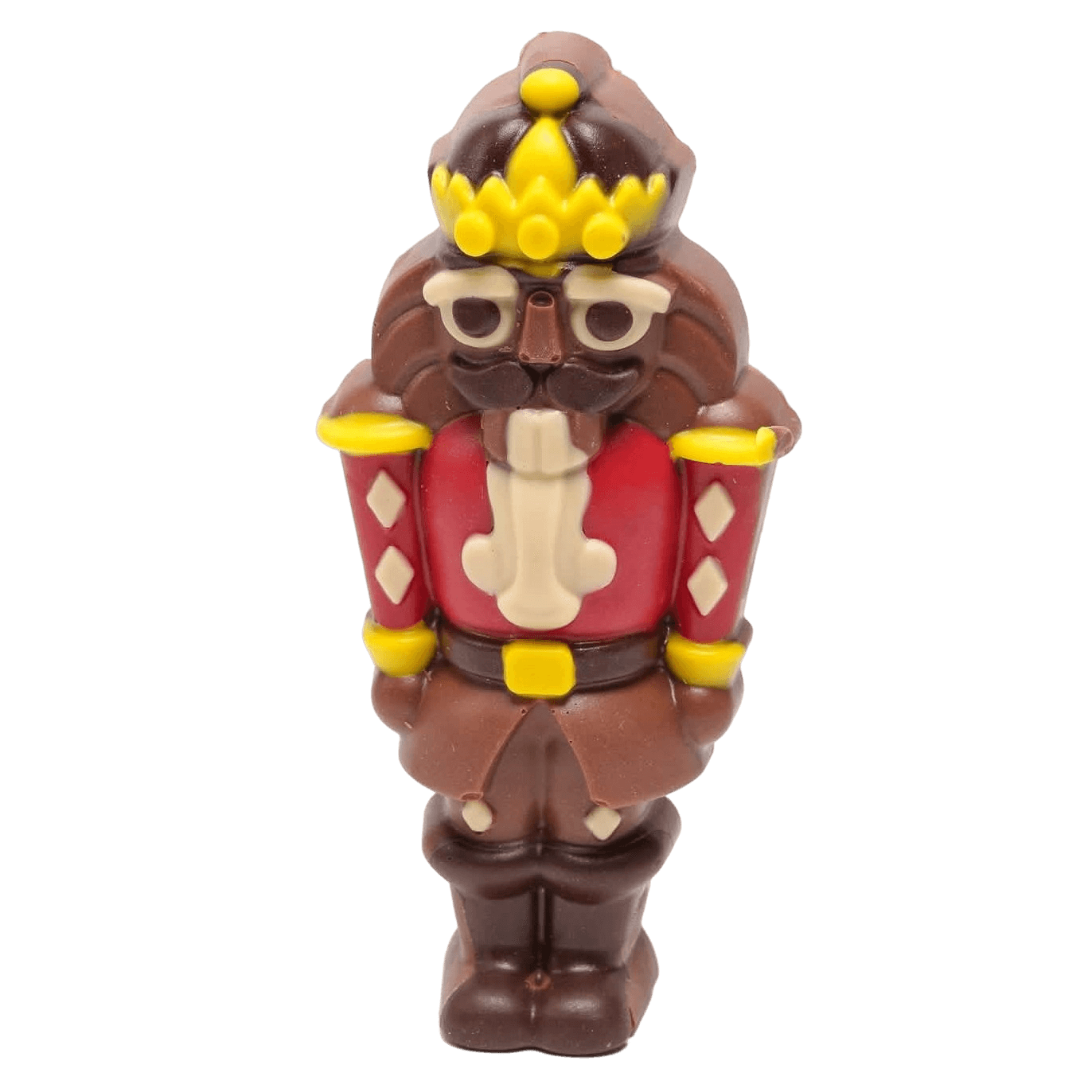 Milk chocolate Christmas nutcracker soldier 130g 5407008478018 The Belgian Chocolate Makers