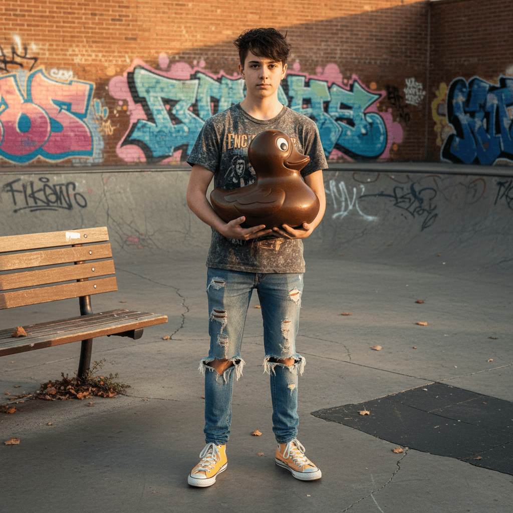 Milk chocolate duck 2,2 Kgs 5407008479565 The Belgian Chocolate Makers