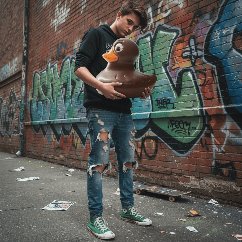 Milk chocolate duck 2,2 Kgs 5407008479565 The Belgian Chocolate Makers