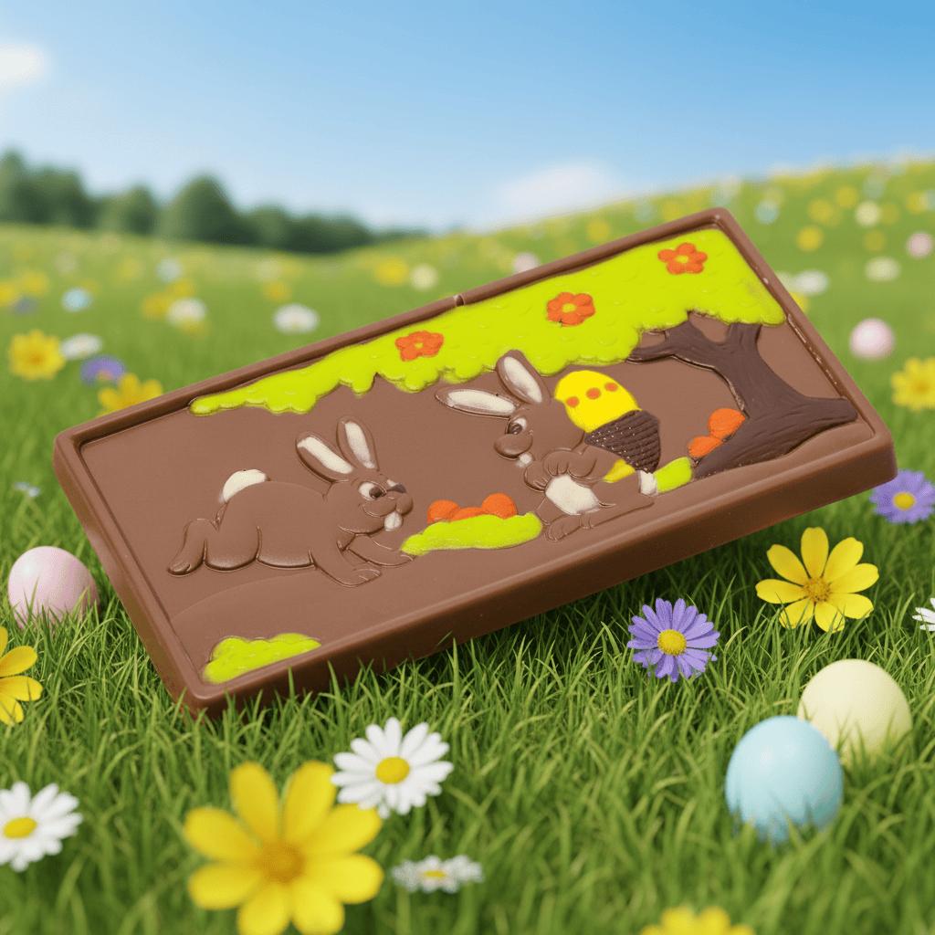 Milk chocolate Easter bar 120g 5407008477448 The Belgian Chocolate Makers