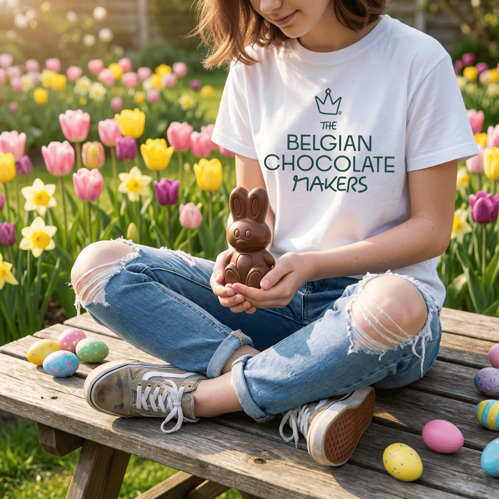 Milk chocolate Easter bunny 45g 5407008472054 The Belgian Chocolate Makers