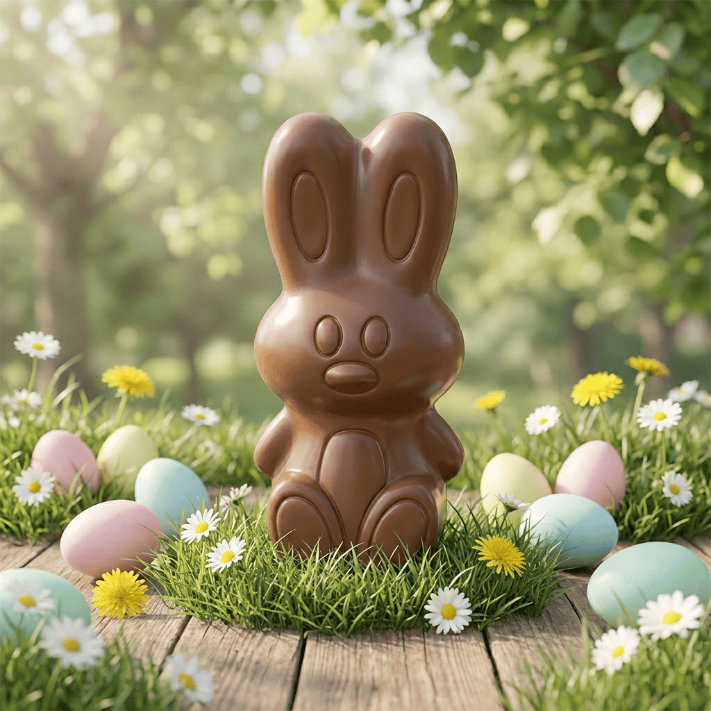 Milk chocolate Easter bunny 45g 5407008472054 The Belgian Chocolate Makers