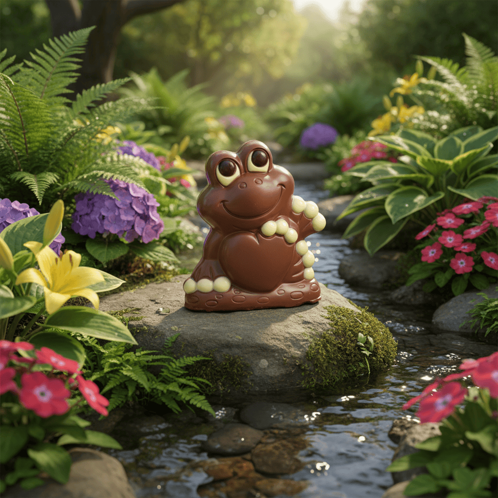 Milk chocolate frog 170g 5407008475758 The Belgian Chocolate Makers