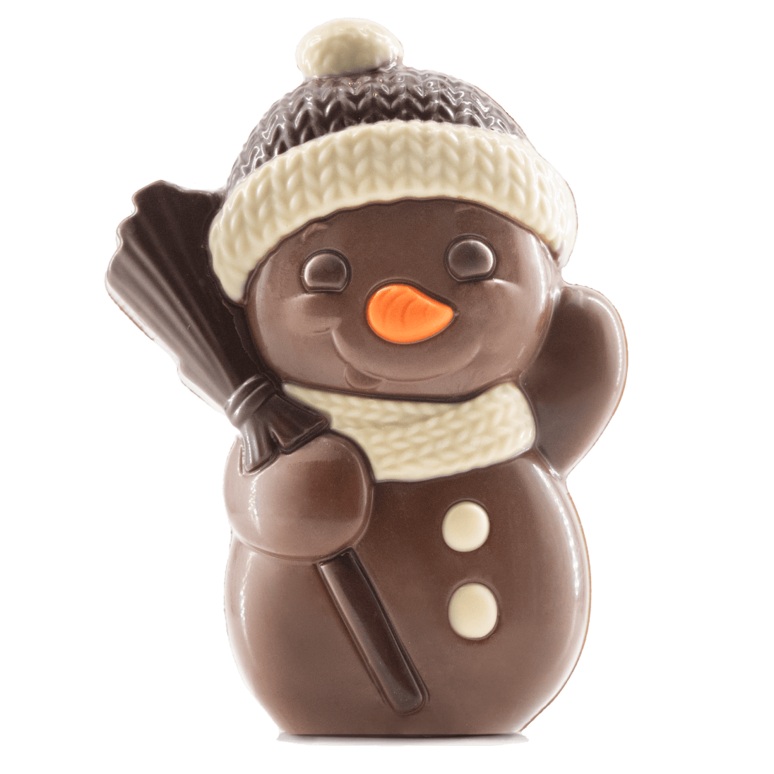Milk chocolate little snowman 150g 5407008478681 The Belgian Chocolate Makers