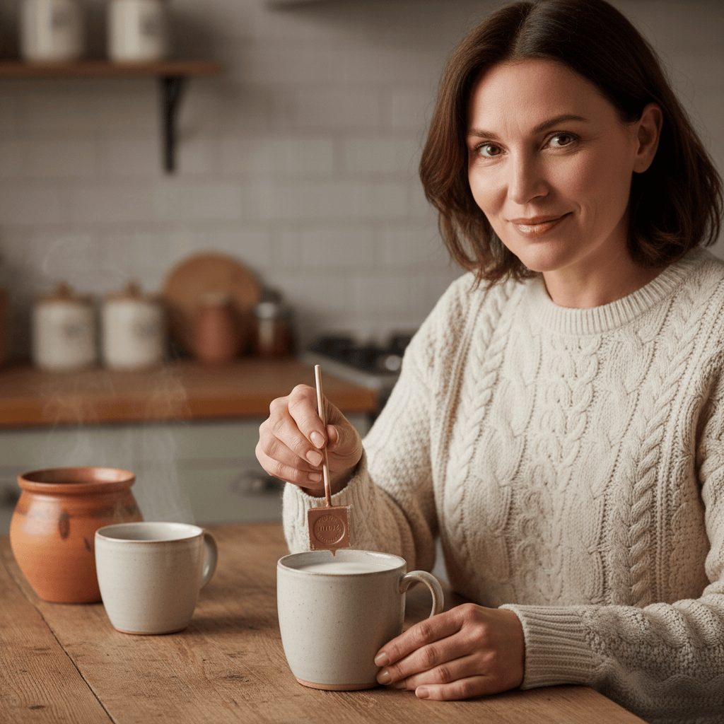 Milk chocolate stick 50g 5407008476496 The Belgian Chocolate Makers