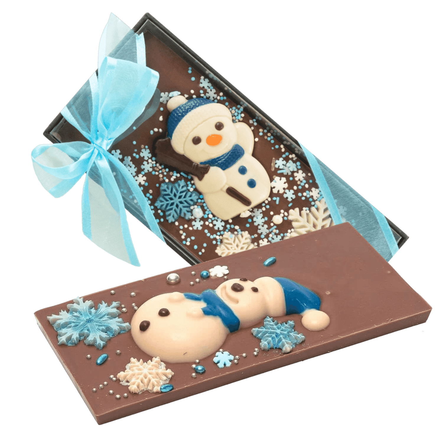 Milk chocolate winter bar 120g 5407008477141 The Belgian Chocolate Makers
