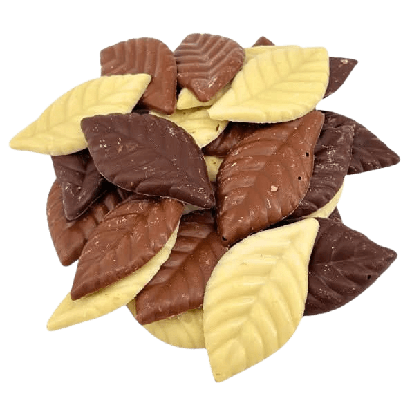 Mix of chocolate autumn leaves 5407008470555 The Belgian Chocolate Makers