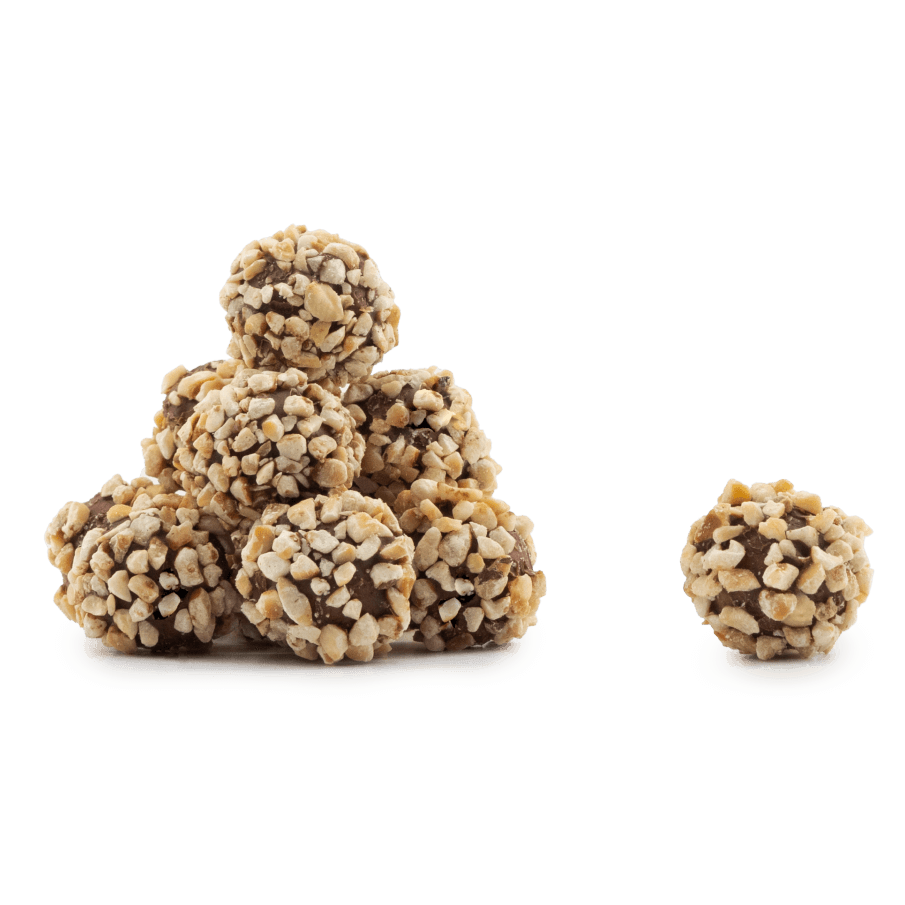 Pouch of clusters hazelnuts 160g 5407008475086 The Belgian Chocolate Makers