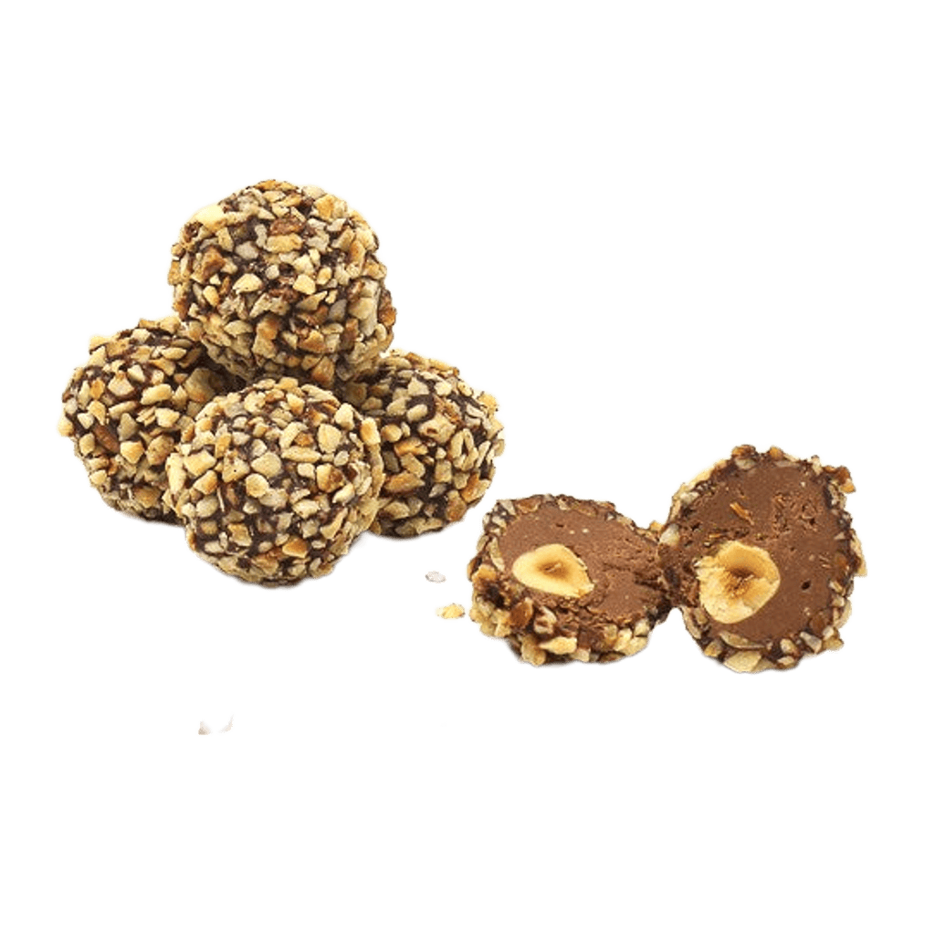 Pouch of clusters hazelnuts 160g 5407008475086 The Belgian Chocolate Makers