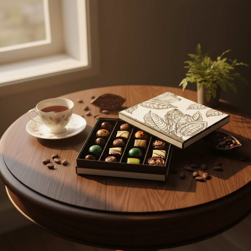 Prestige box of 20 chocolate pralines 5407008479282 The Belgian Chocolate Makers