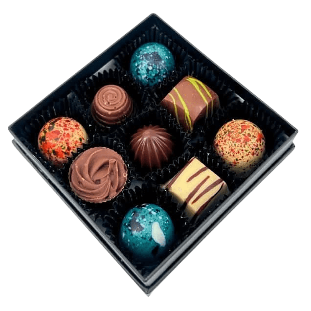 Prestige box of 9 chocolate pralines 5407008479275 The Belgian Chocolate Makers
