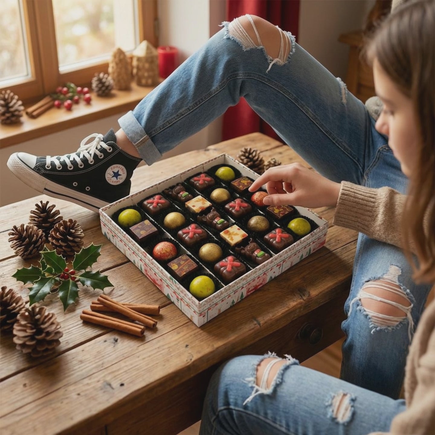 Christmas winter wonderland 25 pralines 375g