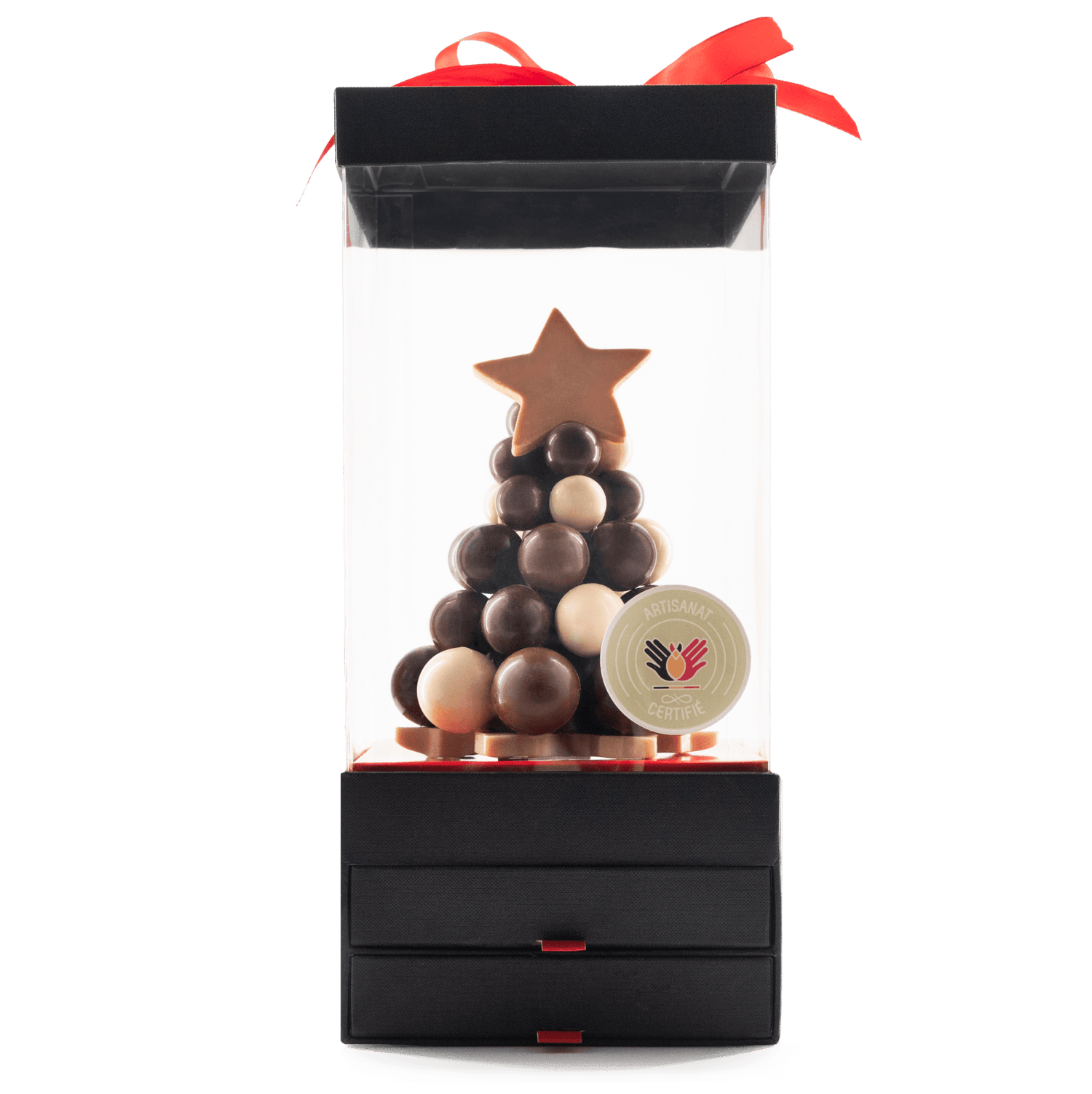 Skyline Christmas tree with pralines 700g 5407008479510 The Belgian Chocolate Makers