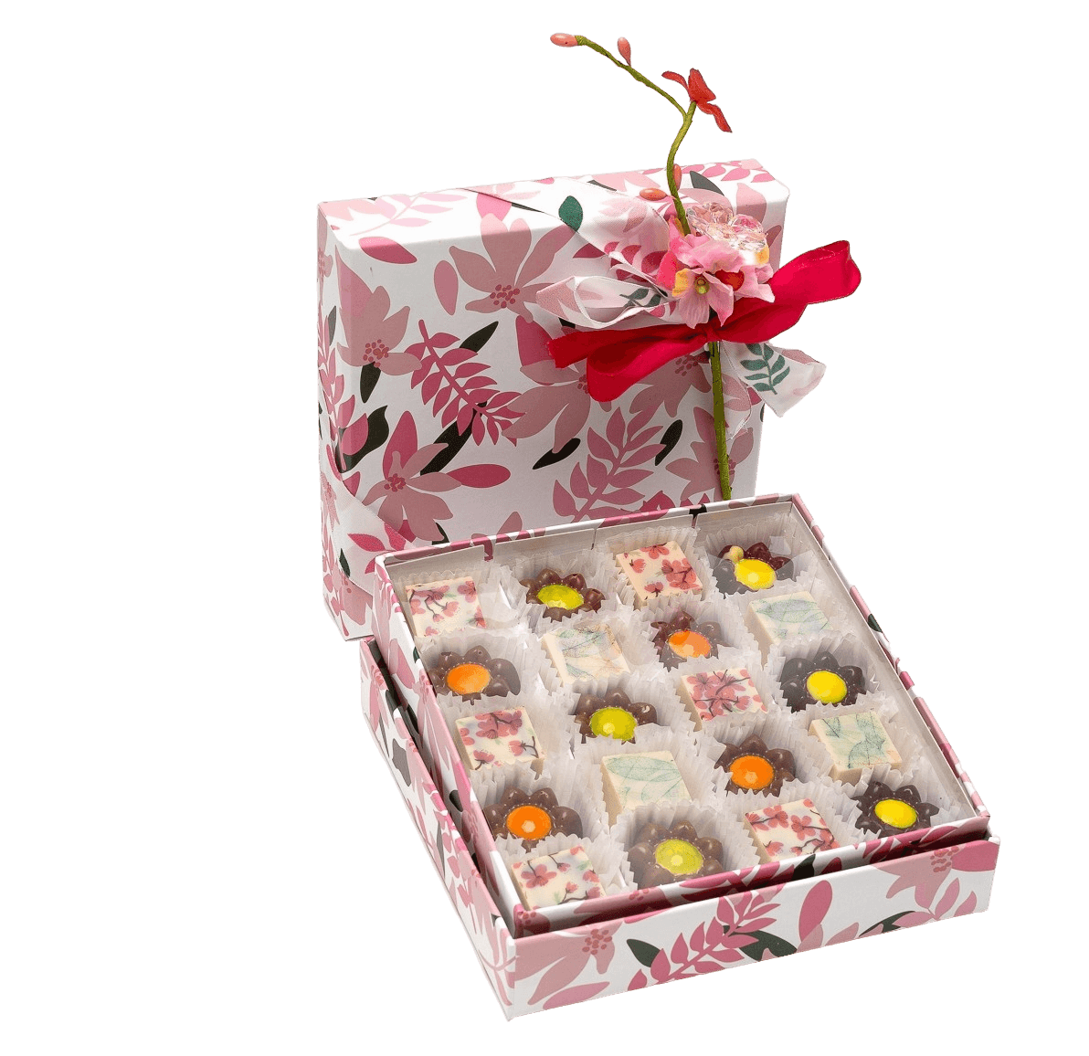 Spring pralines boxes 300 Grs 5407008478346 The Belgian Chocolate Makers