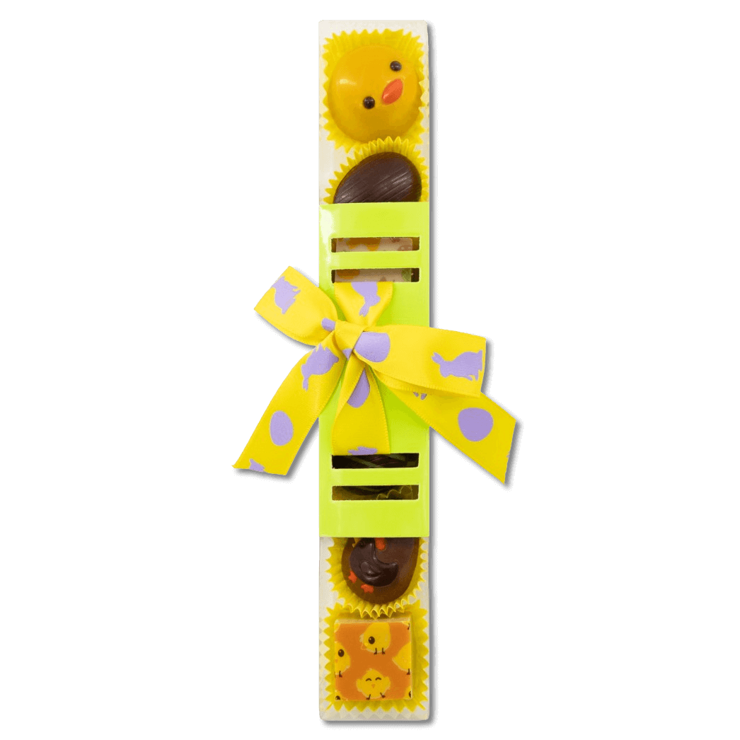 Stick of 7 mixed Easter pralines 105g 5407008470128 The Belgian Chocolate Makers