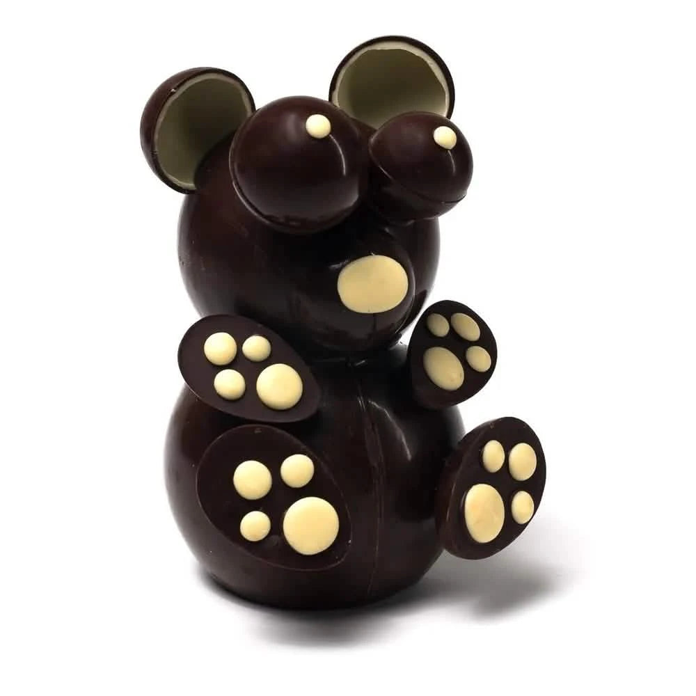 Dark chocolate bear 3D - The Belgian Chocolate Makers