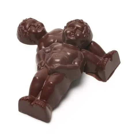 Manneken Pis small dark 2x20Grs - The Belgian Chocolate Makers