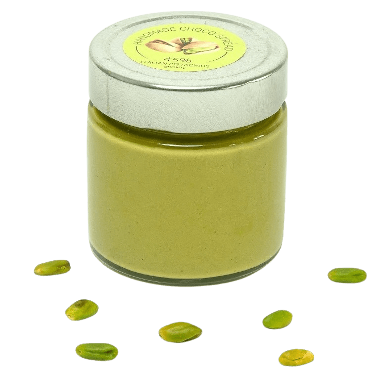 Crema spalmabile al pistacchio 250g con 45% di pistacchi freschi di Bronte DOP