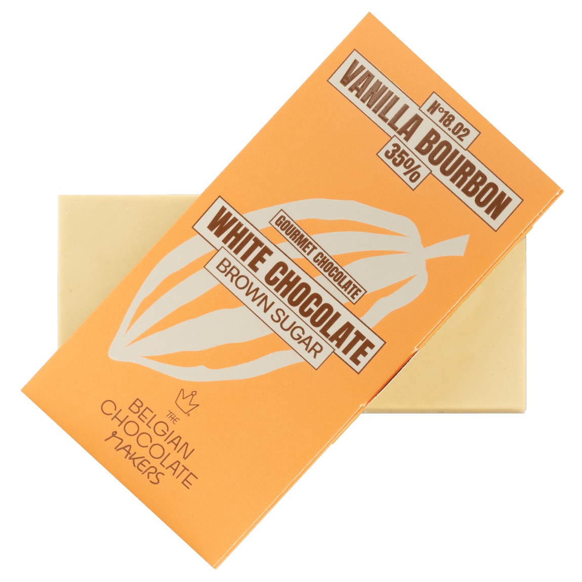 White chocolate bar vanilla Bourbon 35% 5407008470258 The Belgian Chocolate Makers