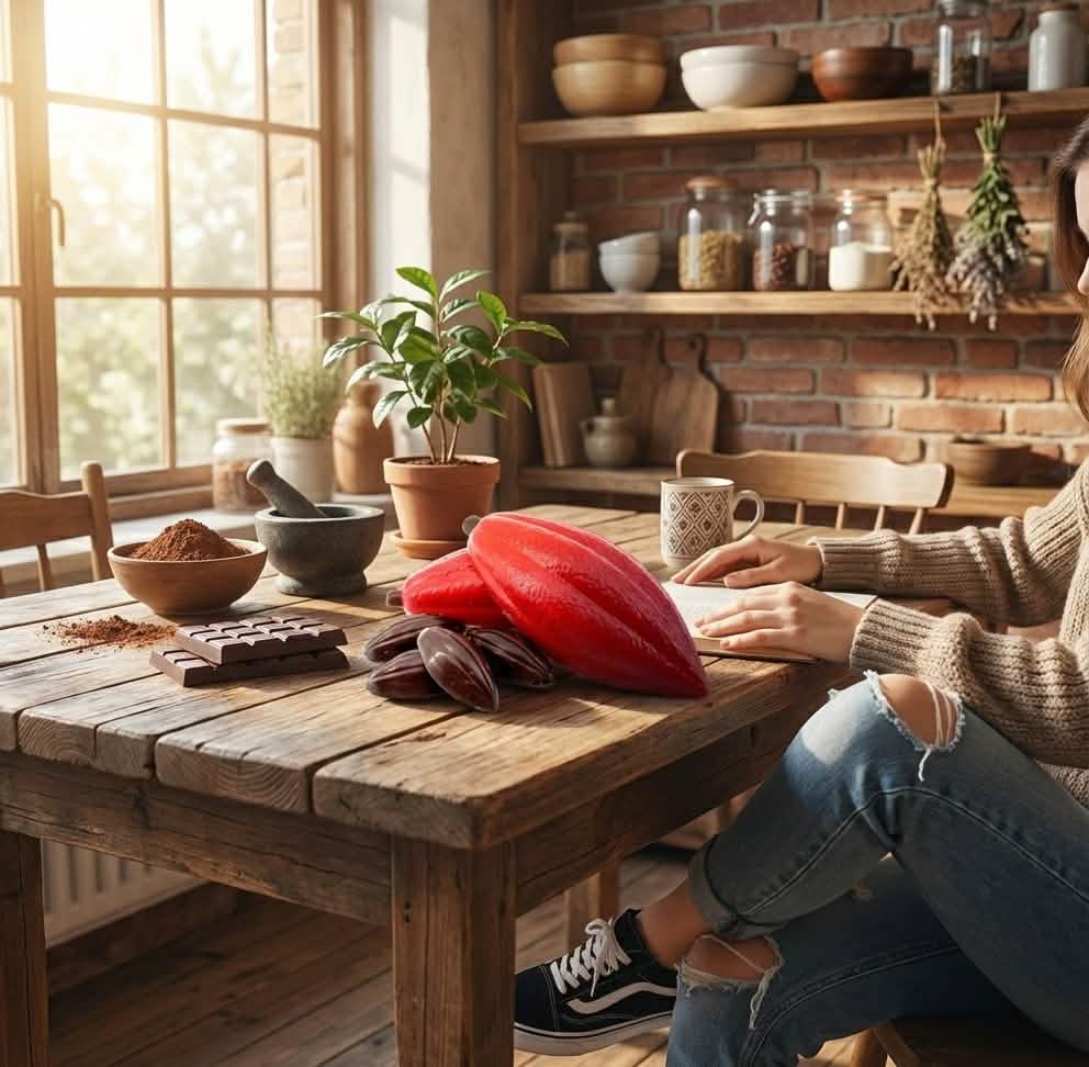 White chocolate cacao pod with pralines 100g 5407008478957 The Belgian Chocolate Makers