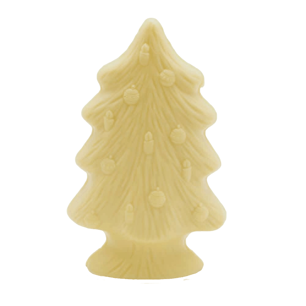 White chocolate Christmas tree 170g 5407008471415 The Belgian Chocolate Makers