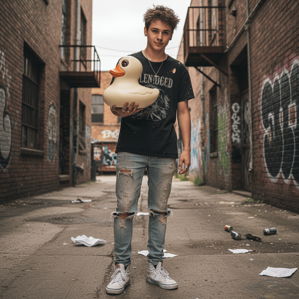 White chocolate duck 420g 5407008471866 The Belgian Chocolate Makers