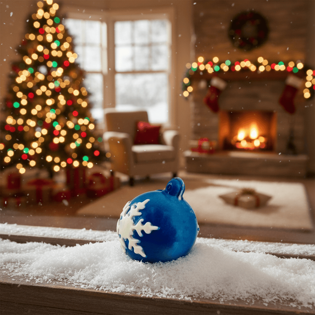 White chocolate festive Christmas bowl 60g 5407008479473 The Belgian Chocolate Makers