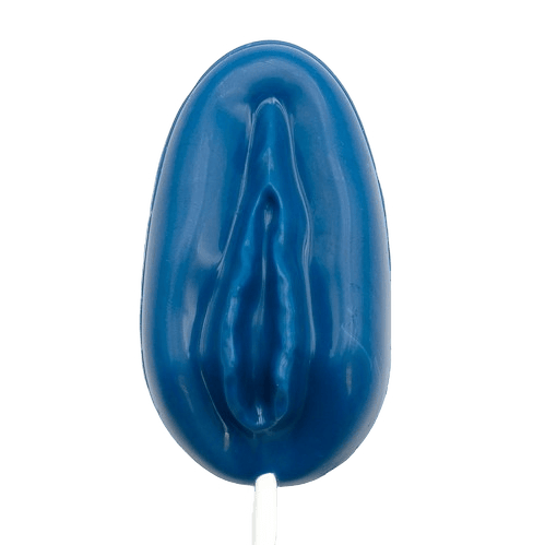 White chocolate playful deep blue female treat 30g - The Belgian Chocolate Makers